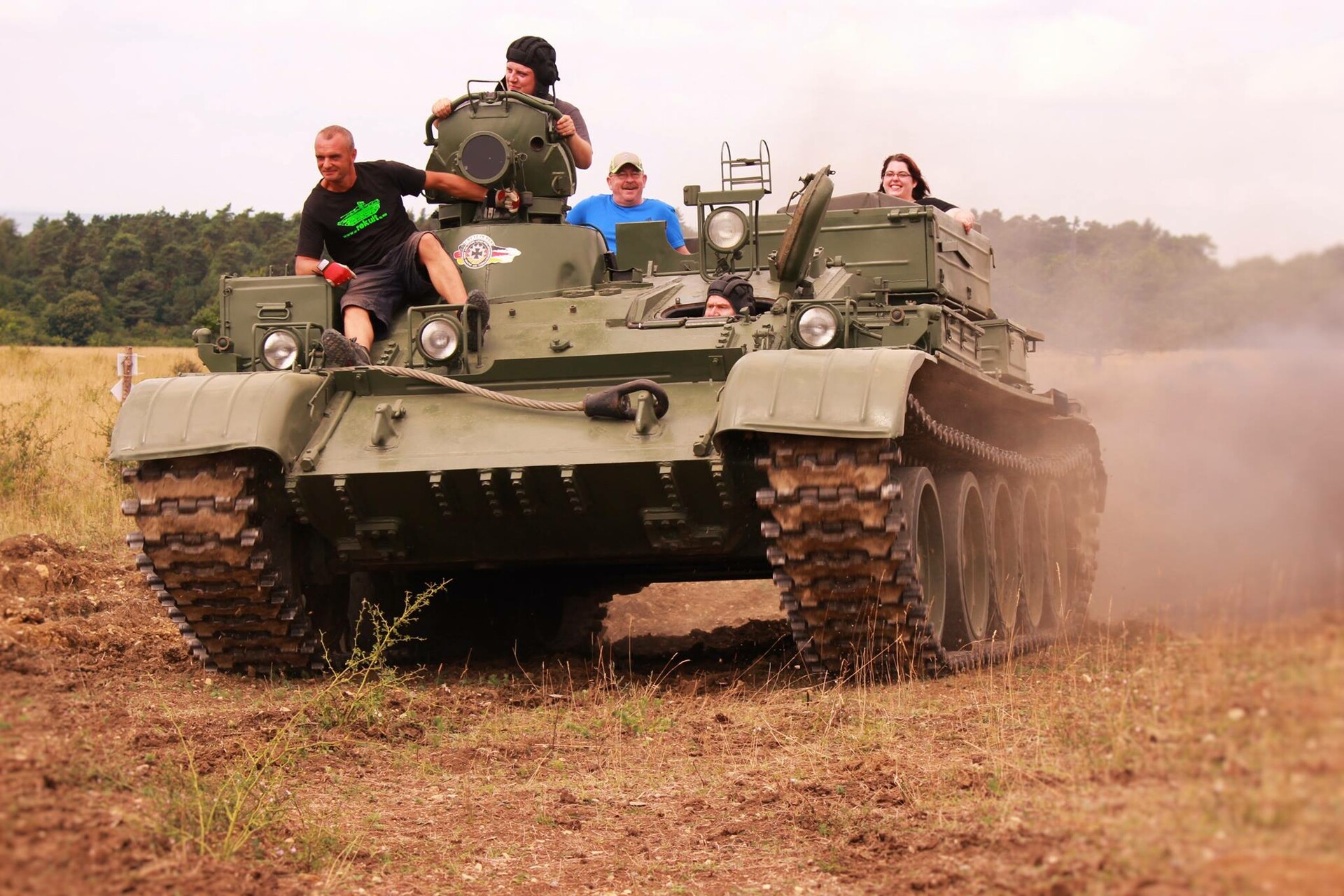 Mitfahren im Panzer