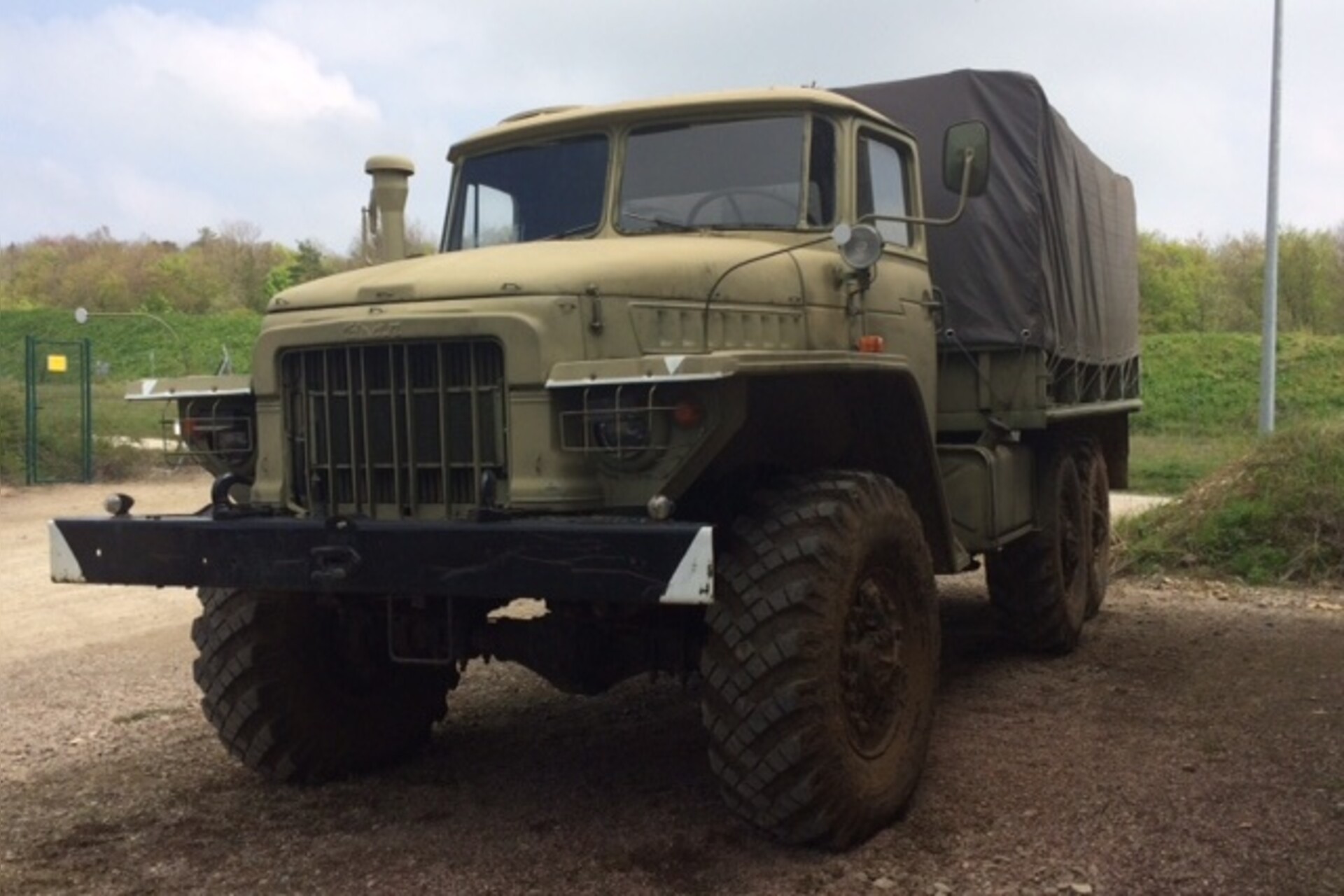 Mitfahren im LKW | Militär-Truck URAL-375