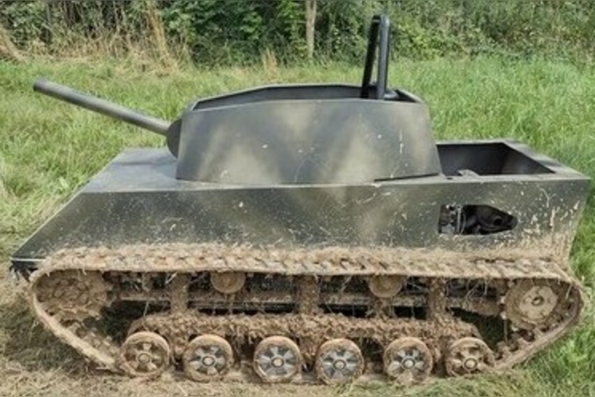 Mini Panzer fahren