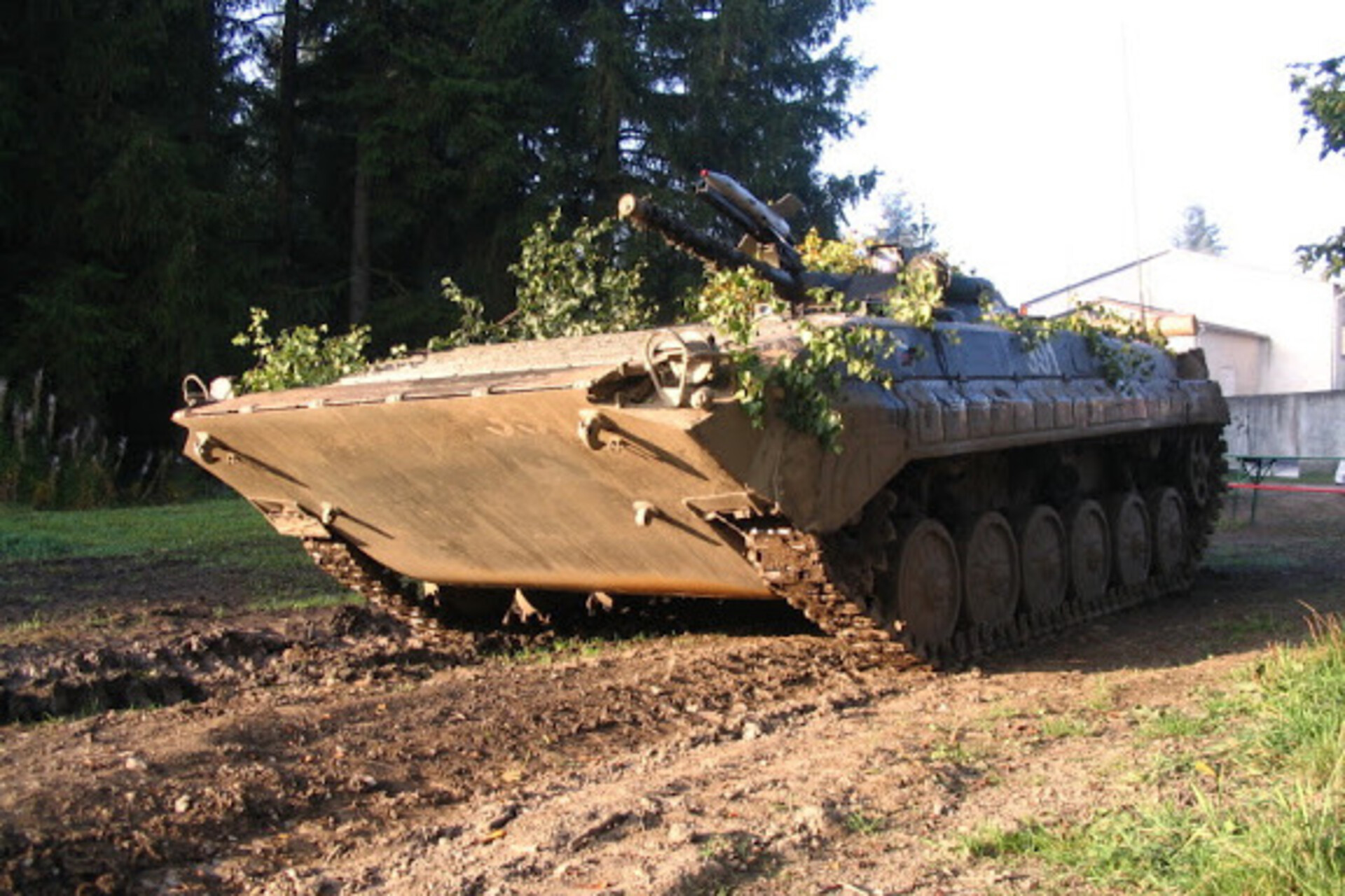 Mitfahren im Panzer