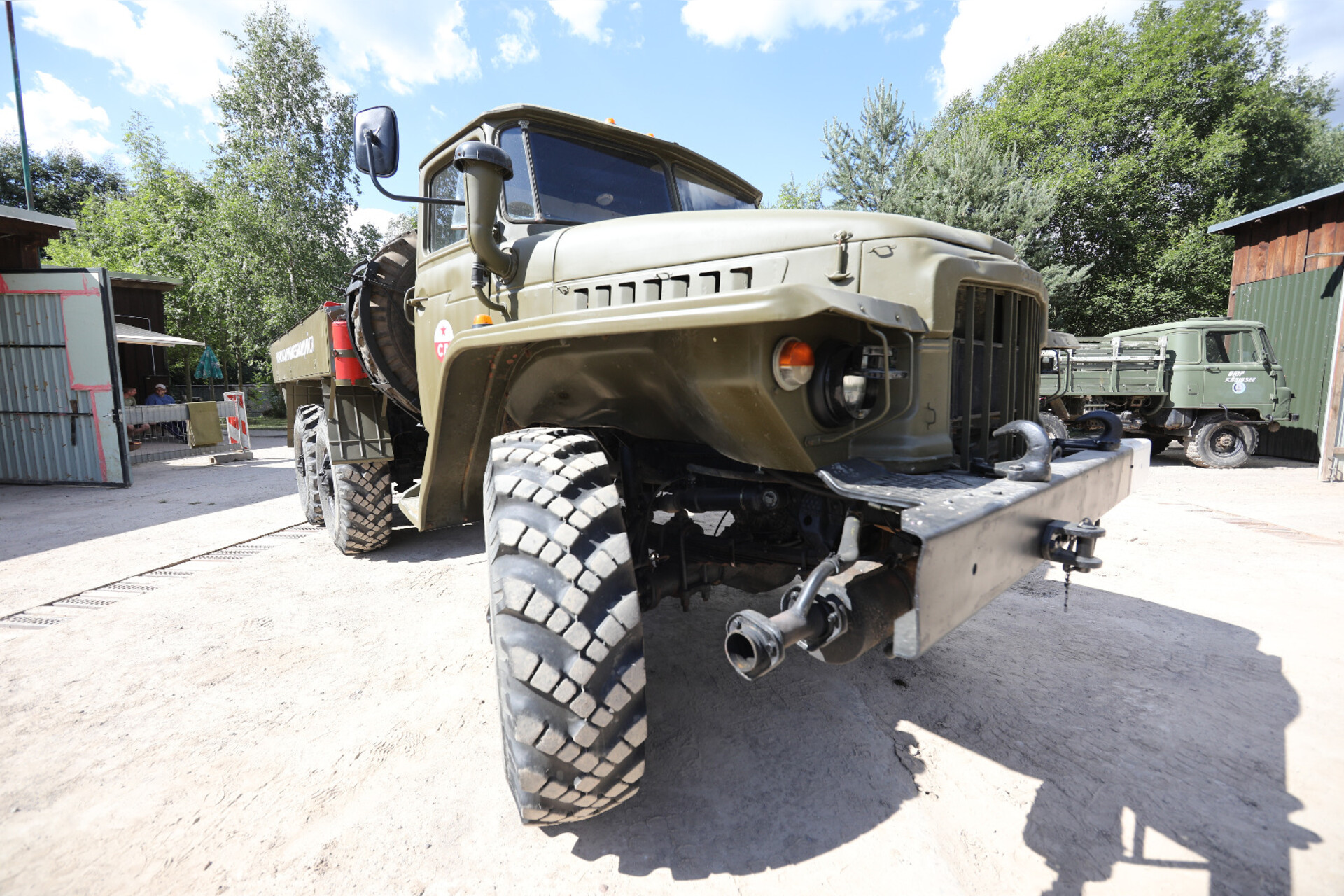 Mitfahren im LKW | Militär-Truck Ural-375