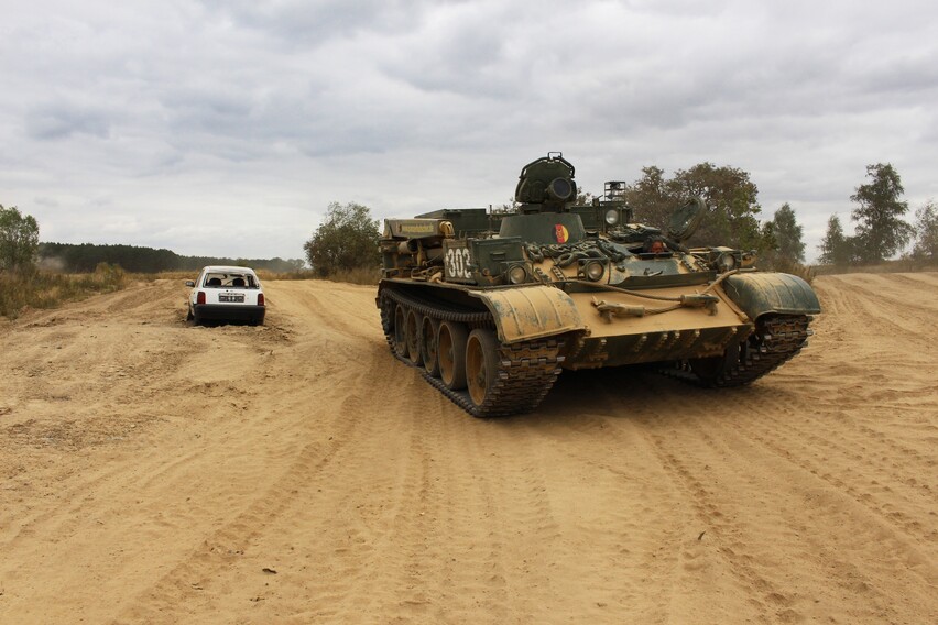 Panzer fahren Bergepanzer T-55