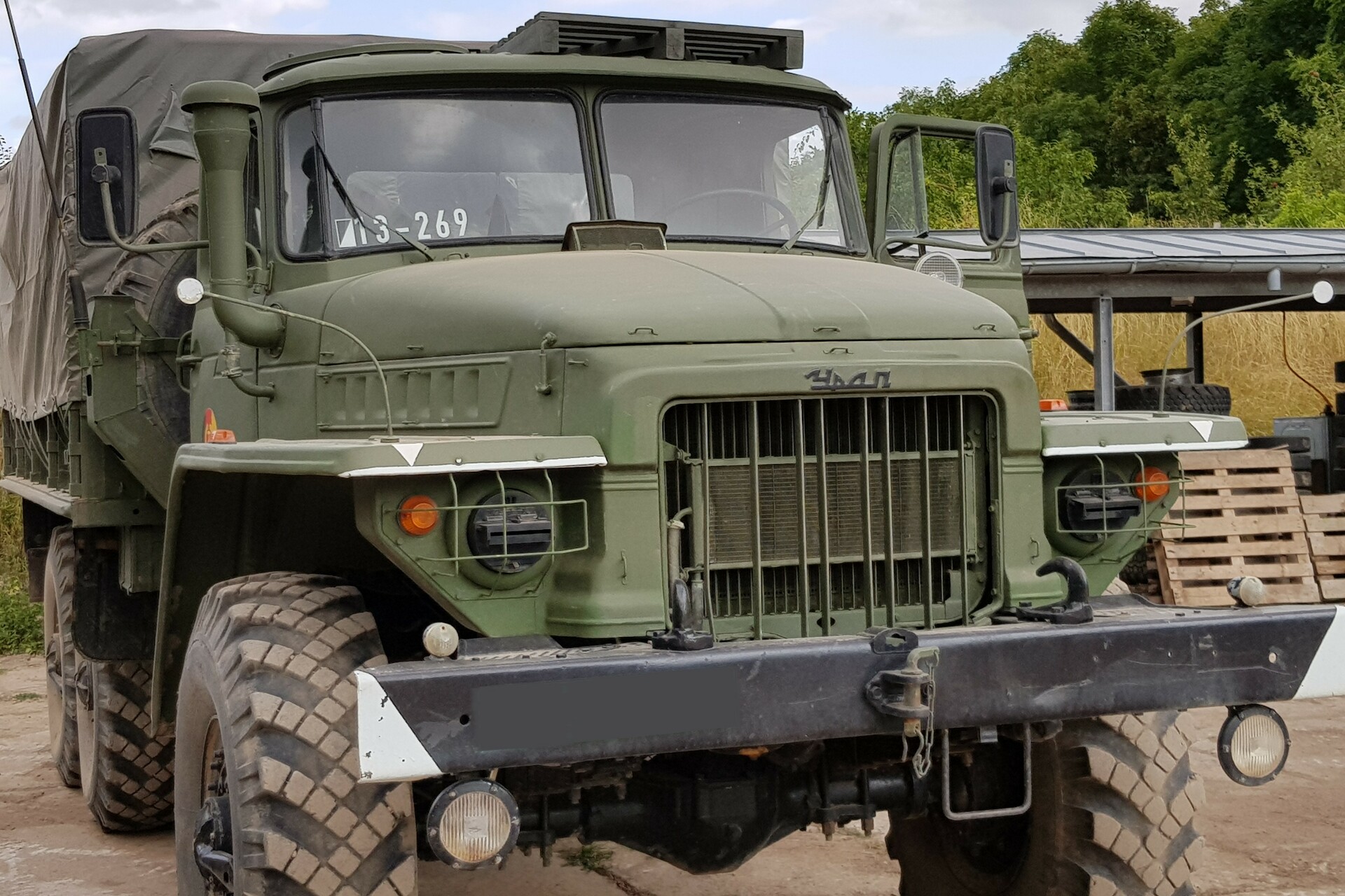 Mitfahren im LKW | Militär-Truck URAL-375