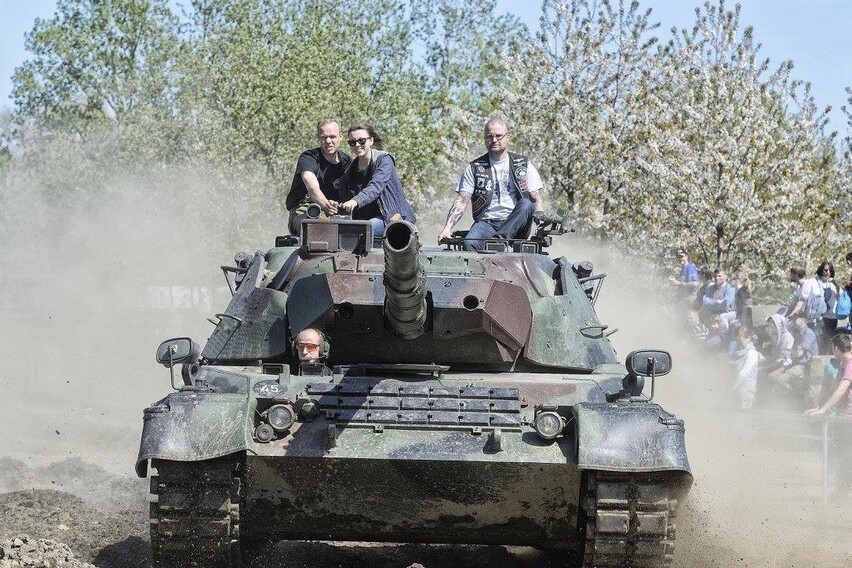 Mitfahren im Kampfpanzer Leopard 1