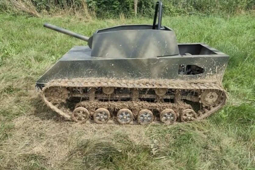 Mini Panzer fahren