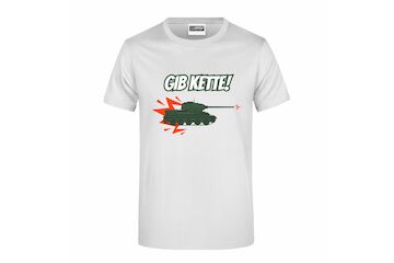T-Shirt "Gib Kette!" für Herren vorn