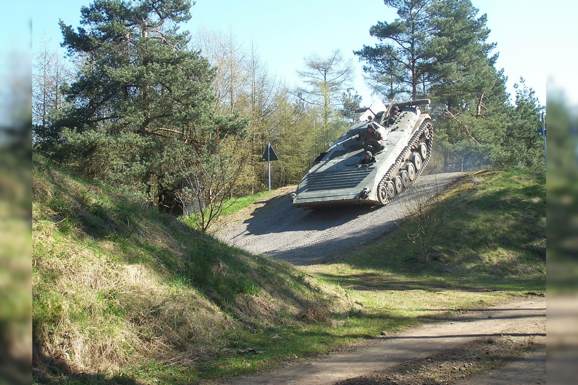 Panzer selber fahren Schützenpanzer BMP: 1 Runde