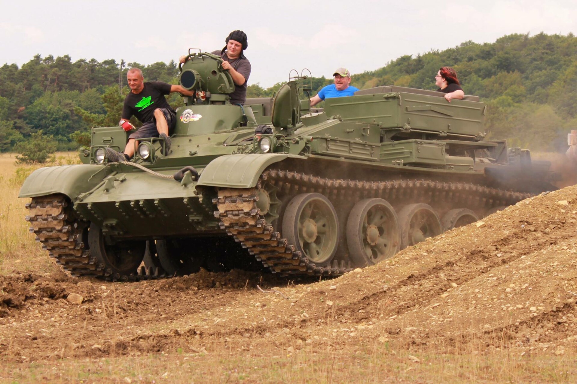 Mitfahren im Panzer