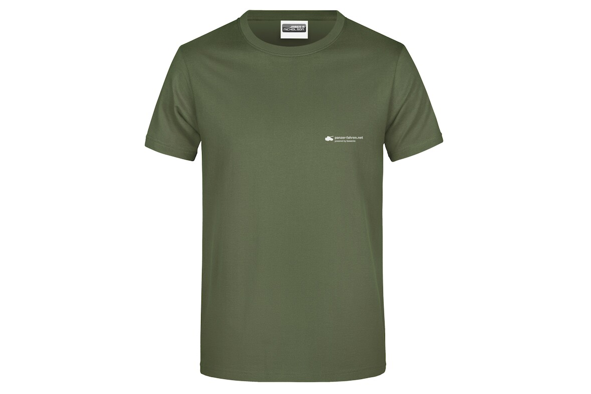 T-Shirt "Vorwärts immer - Rückwärts nimmer!" für Herren hinten