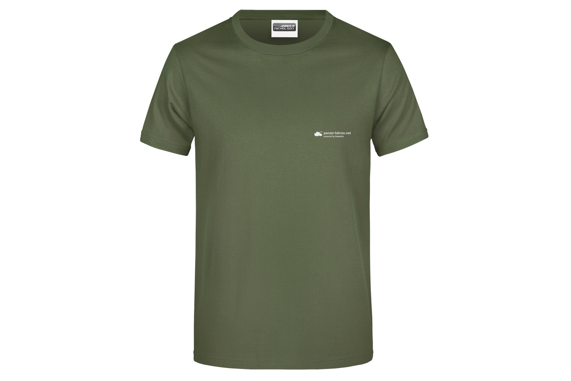 T-Shirt "Vorwärts immer - Rückwärts nimmer!" für Herren hinten