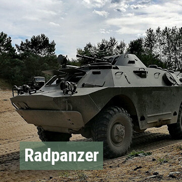 Radpanzer fahren