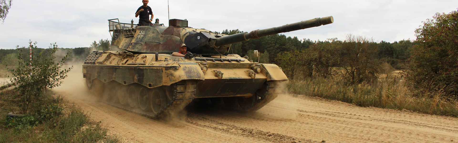 Bundeswehrpanzer Leopard 1 Banner