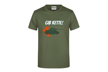 T-Shirt "Gib Kette!" für Herren vorn