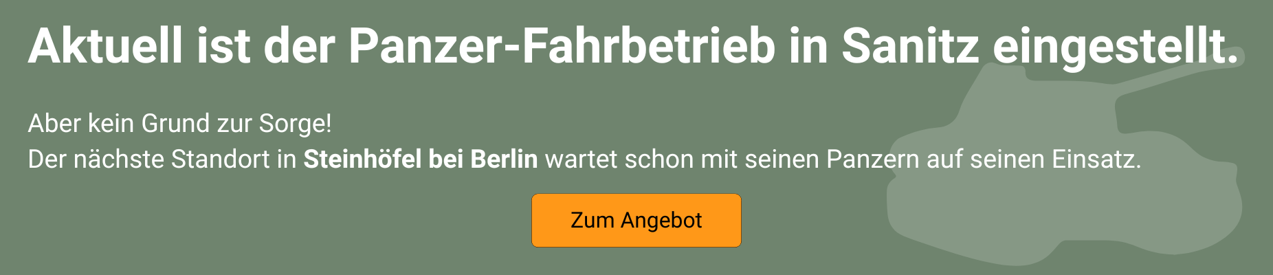 Panzer fahren in Steinhöfel | panzer-fahren.net