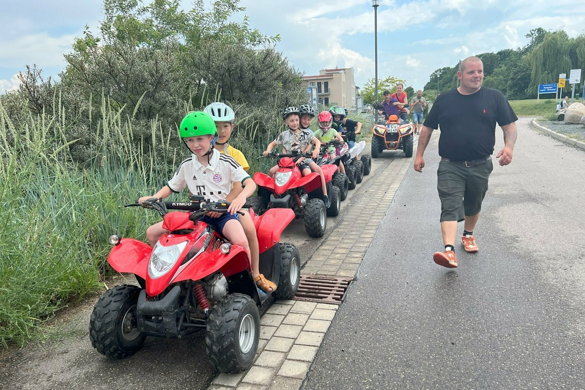 Quad fahren für Kinder am Hainer See