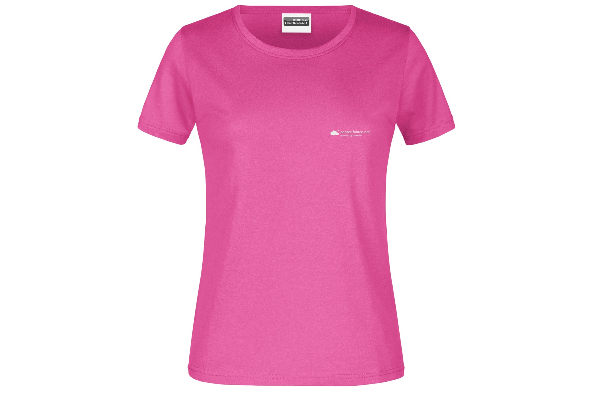 T-Shirt "Vorwärts immer - Rückwärts nimmer!" für Damen hinten