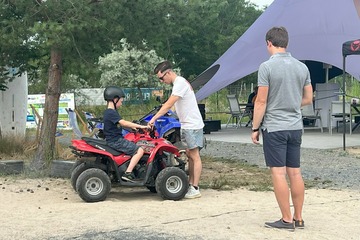 Kinderquad fahren am Hainer See