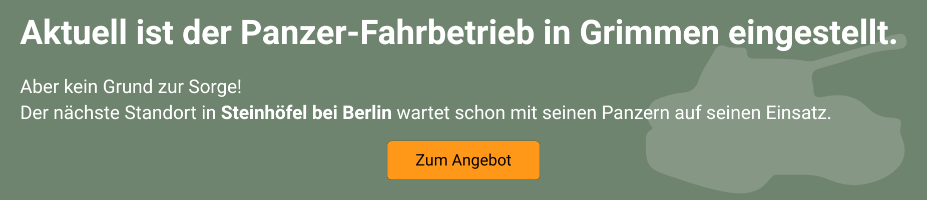 Panzer fahren in Steinhöfel | panzer-fahren.net