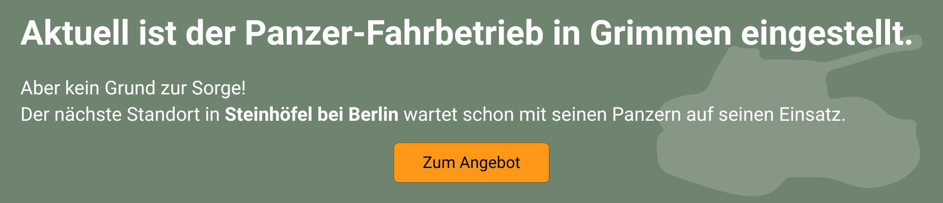 Panzer fahren in Steinhöfel | panzer-fahren.net