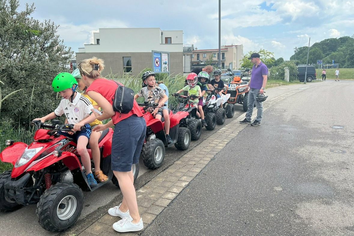 Quad fahren für Kinder am Hainer See