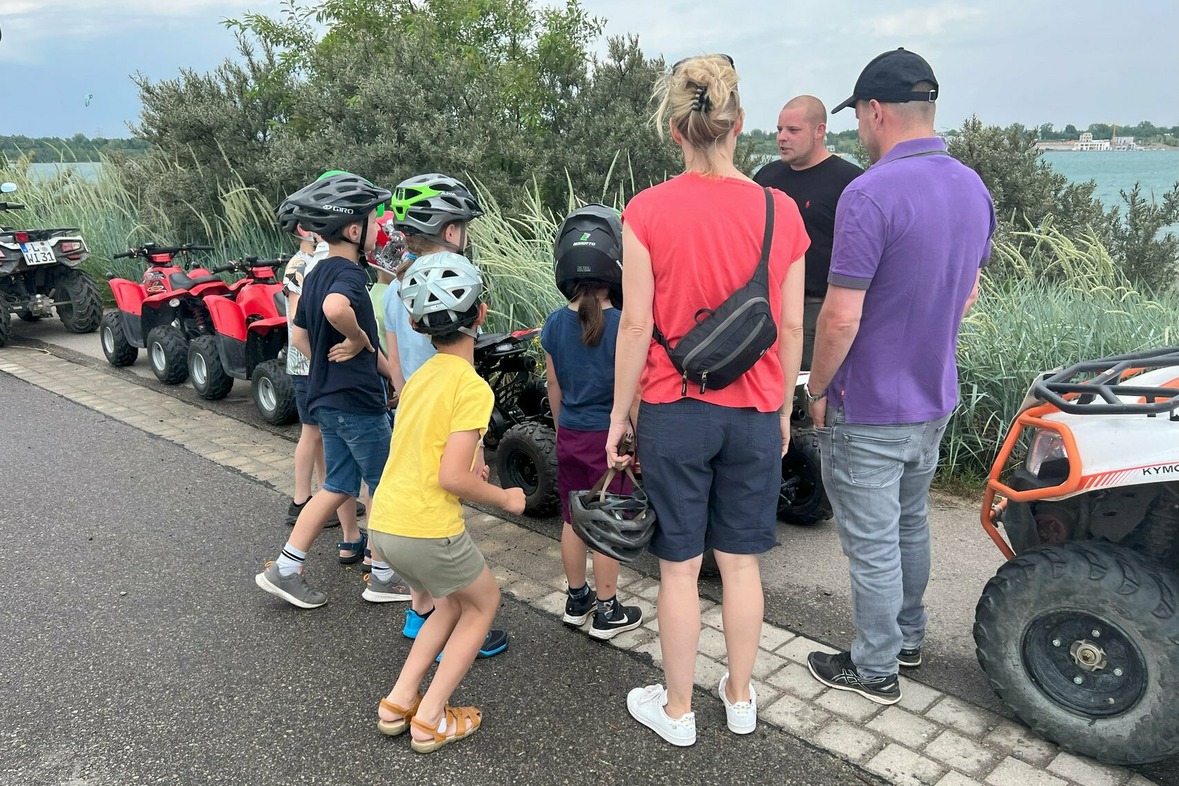 Quad fahren für Kinder am Hainer See